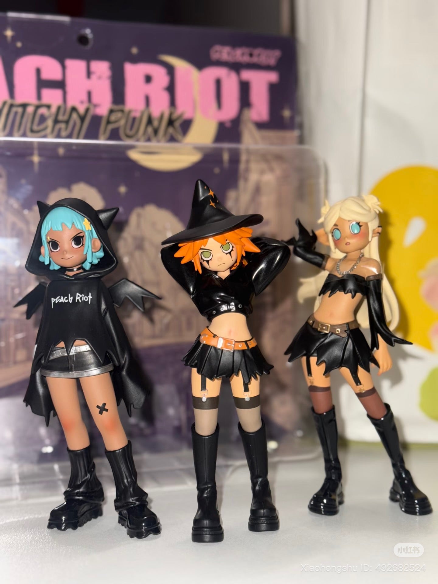 Peach Riot Witchy Punk Figures β Limited 499 Sets β Gigi, Poppy & Frankie