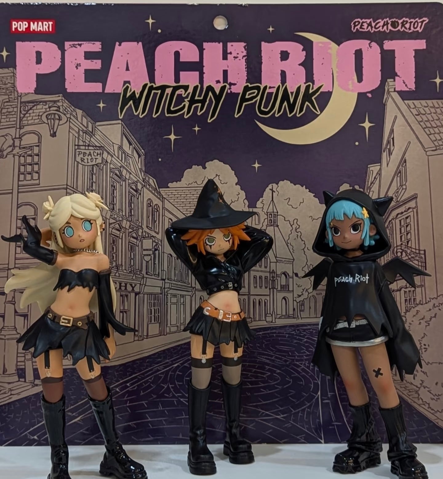 Peach Riot Witchy Punk Figures β Limited 499 Sets β Gigi, Poppy & Frankie