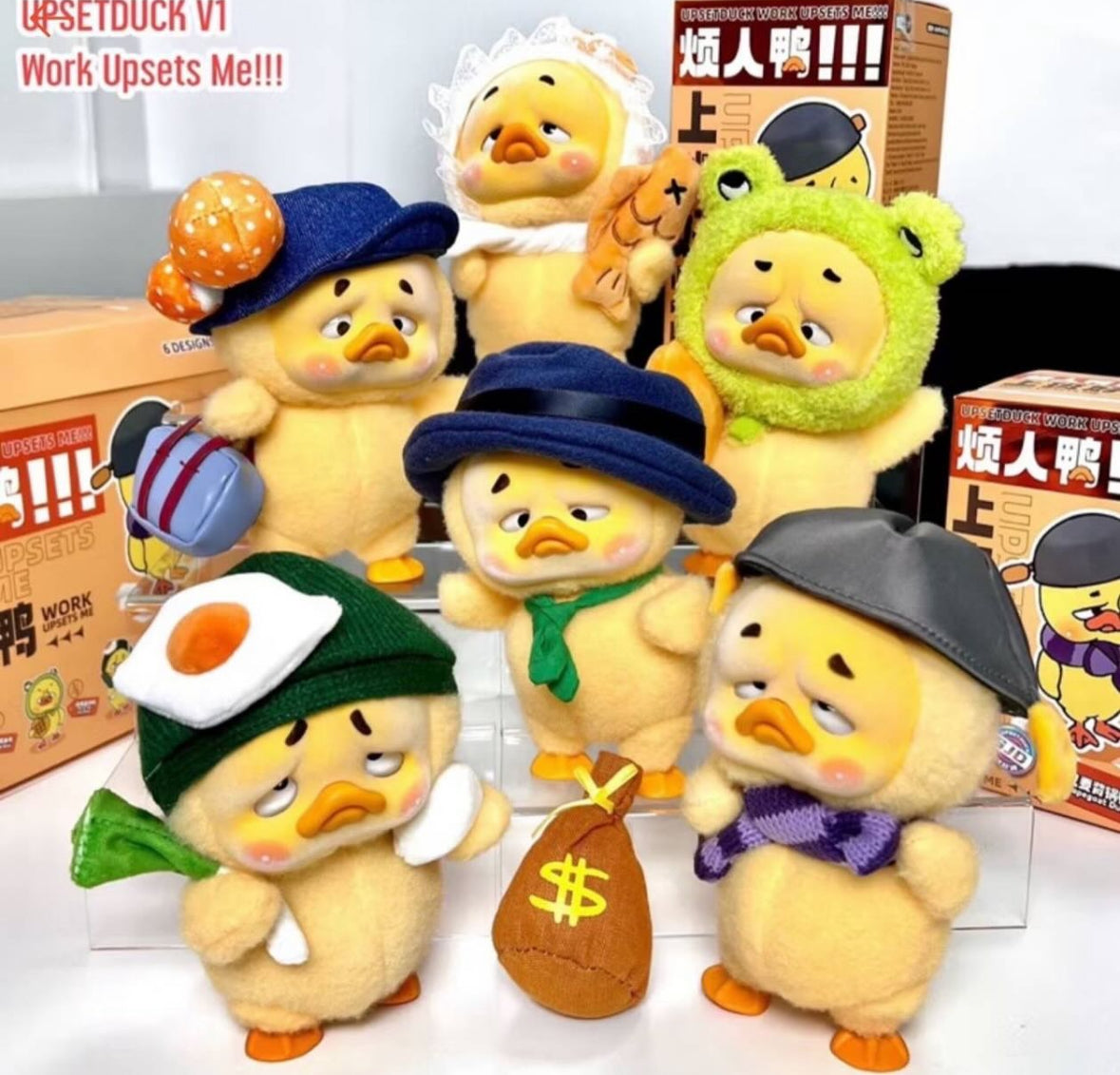 Upset Duck β Work Upsets Me Plush Blind Box