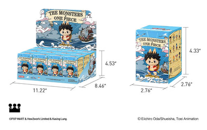 The Monster Labubu x One Piece Figures Series