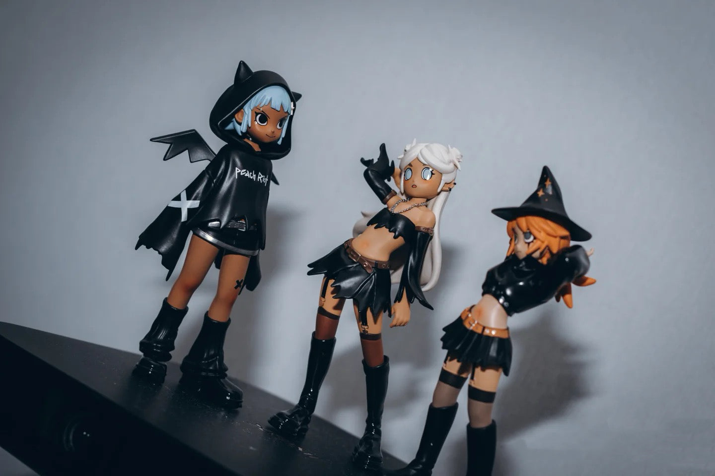 Peach Riot Witchy Punk Figures – Limited 499 Sets – Gigi, Poppy & Frankie
