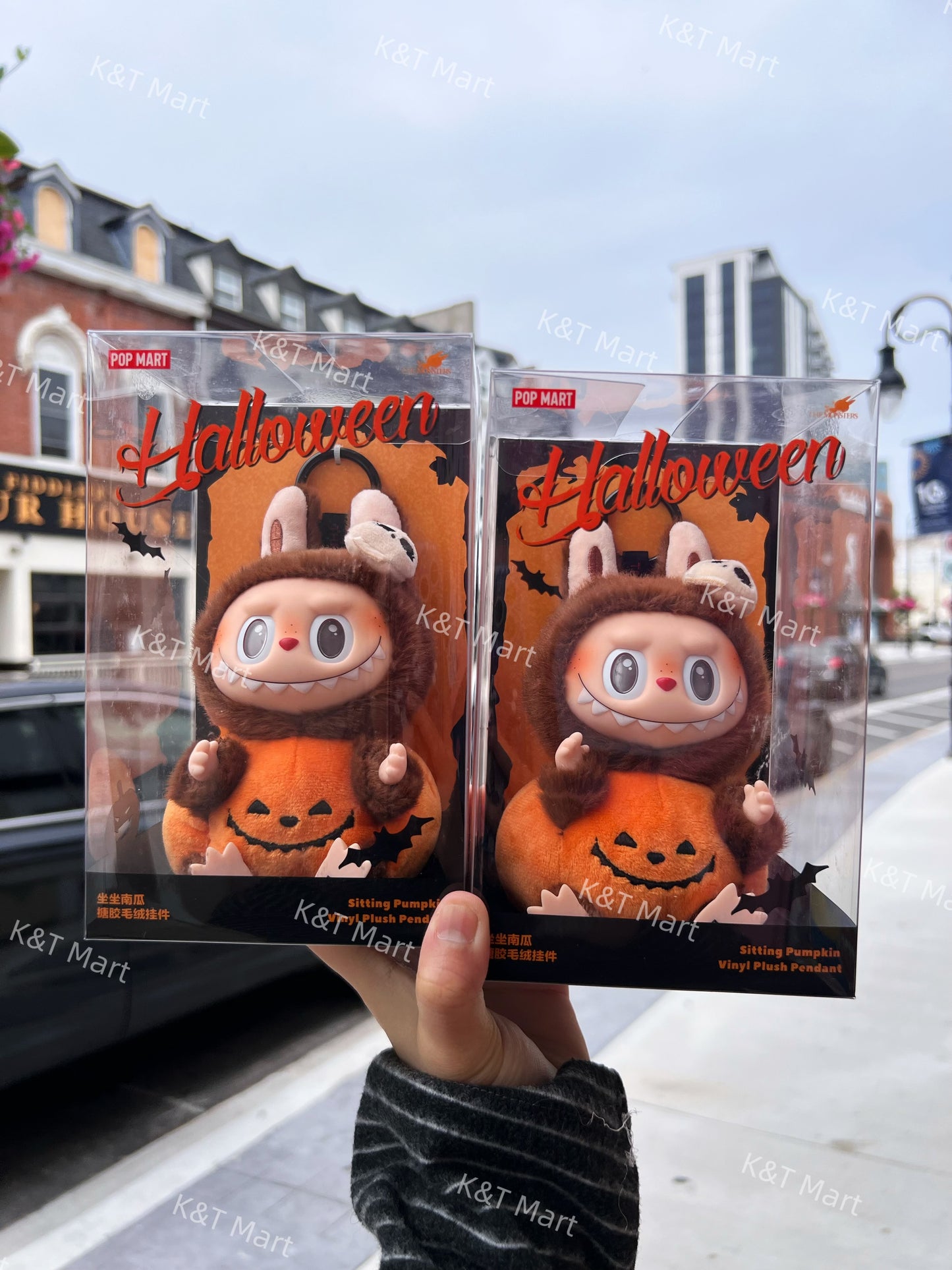 Pop Mart Labubu Pumpkin – Happy Halloween Party Series | Limited Vinyl Plush Pendant