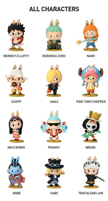 The Monster Labubu x One Piece Figures Series