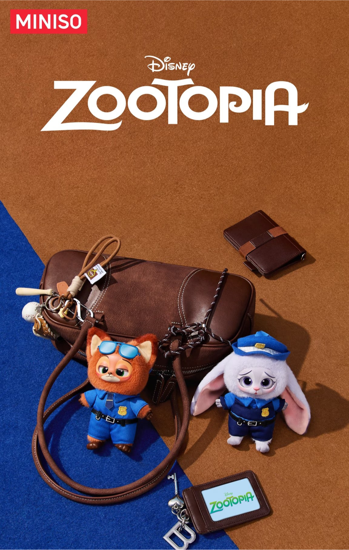 MINISO Disney Zootopia 2 Plush Keychain Blind Box – Animal Collectible & Mystery Toy for Gift