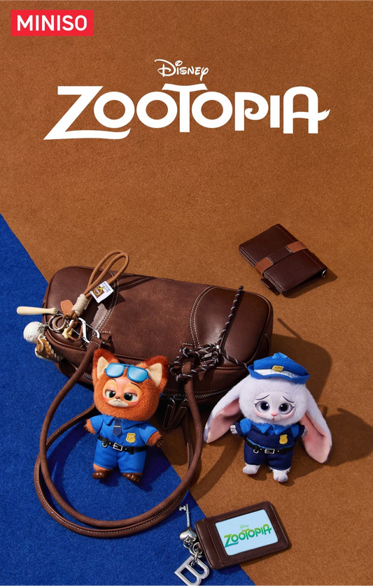 MINISO Disney Zootopia 2 Plush Keychain Blind Box – Animal Collectible & Mystery Toy for Gift