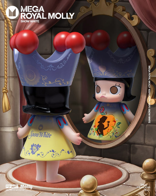 👑 Mega Royal Molly 400% “Snow White” – Limited Edition Collectible