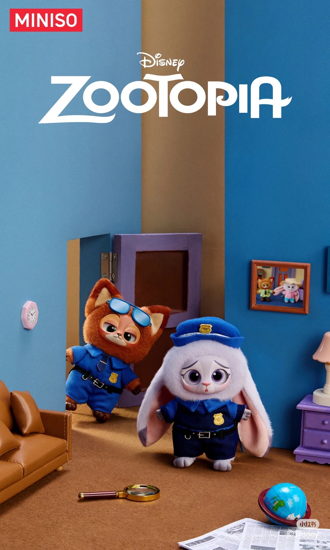 MINISO Disney Zootopia 2 Plush Keychain Blind Box – Animal Collectible & Mystery Toy for Gift