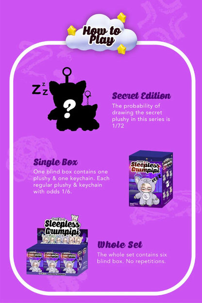Sleepless Grumpipi Blindbox | Cute Collectible Toy