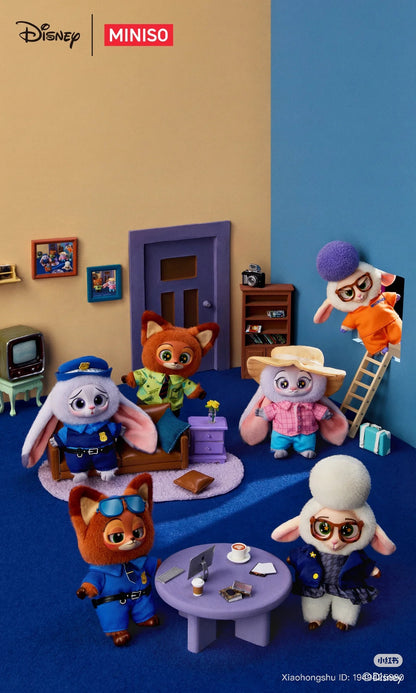 MINISO Disney Zootopia 2 Plush Keychain Blind Box – Animal Collectible & Mystery Toy for Gift