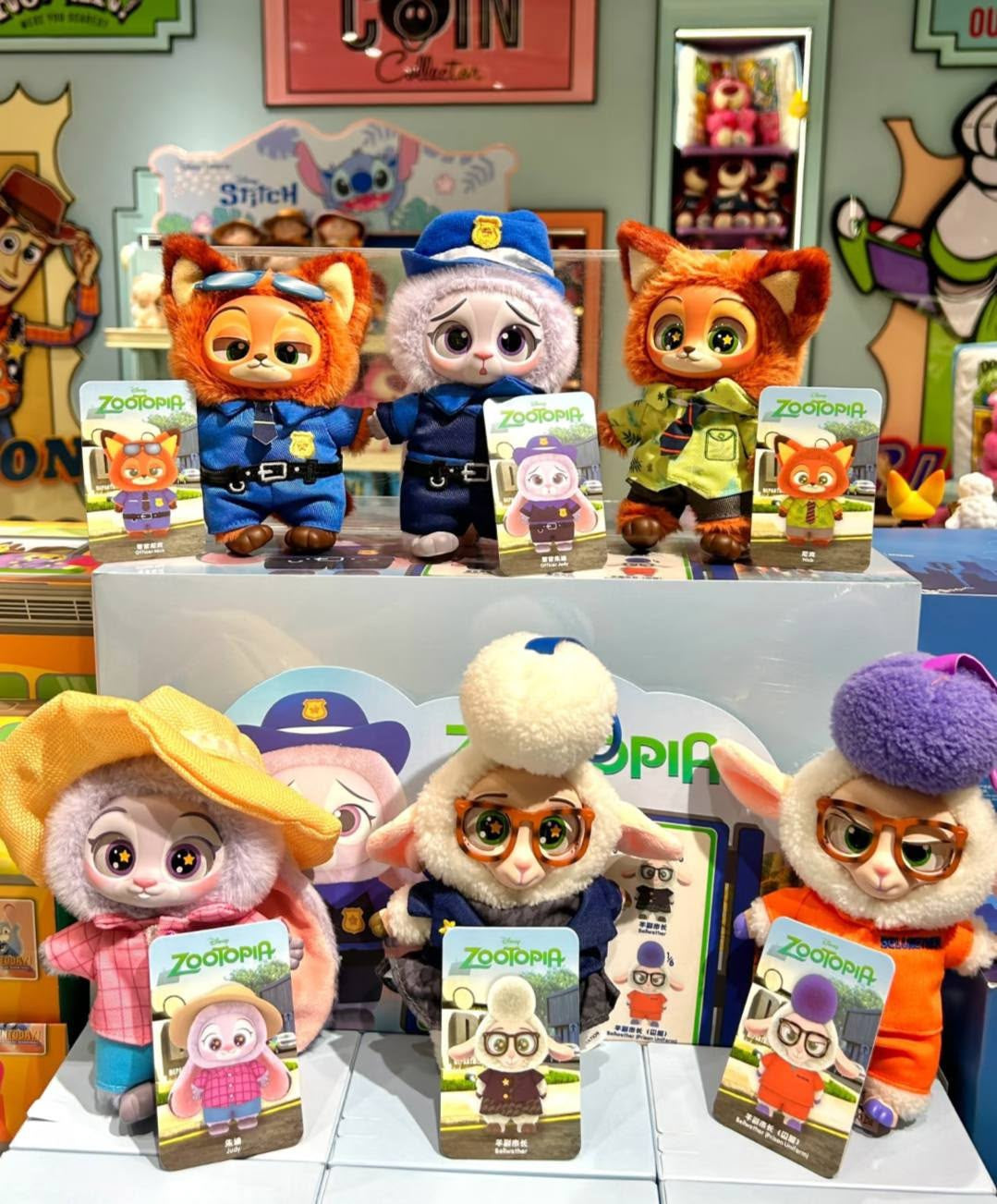 MINISO Disney Zootopia 2 Plush Keychain Blind Box – Animal Collectible & Mystery Toy for Gift