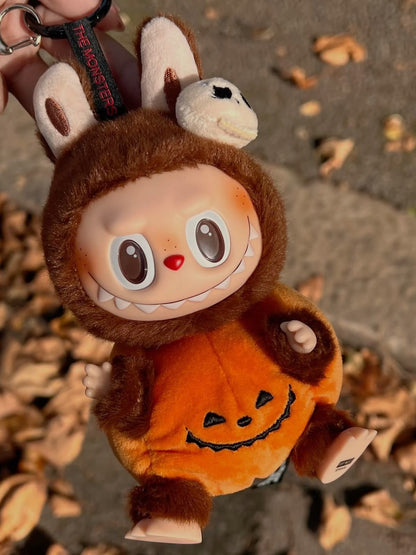 Pop Mart Labubu Pumpkin – Happy Halloween Party Series | Limited Vinyl Plush Pendant