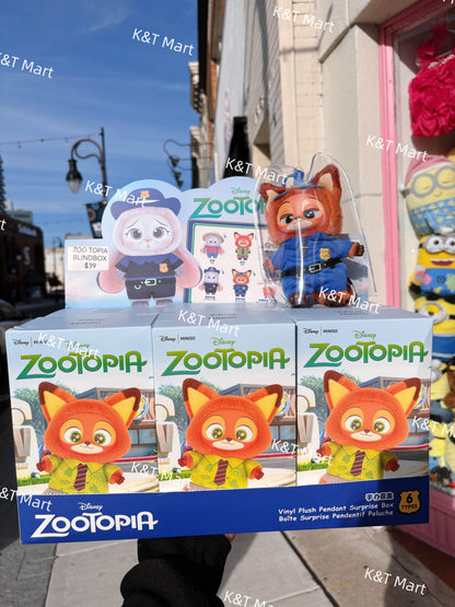 MINISO Disney Zootopia 2 Plush Keychain Blind Box – Animal Collectible & Mystery Toy for Gift