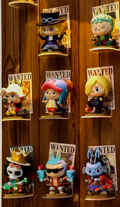 The Monster Labubu x One Piece Figures Series