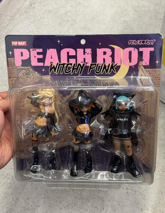 Peach Riot Witchy Punk Figures – Limited 499 Sets – Gigi, Poppy & Frankie
