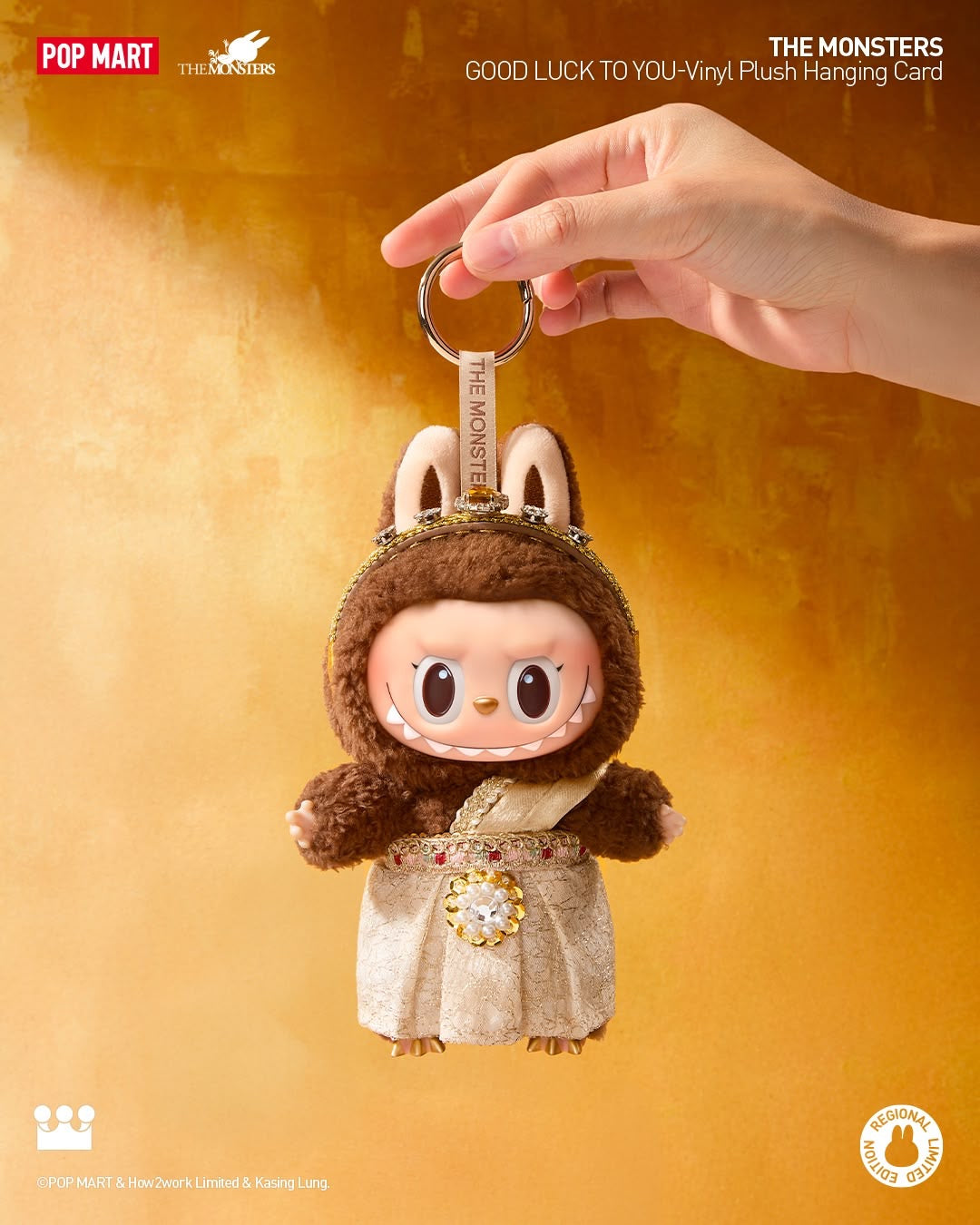 LABUBU Goodluck To You Plush Keychain – Thailand Exclusive w/ Hidden Secret Ver.1 | POP MART