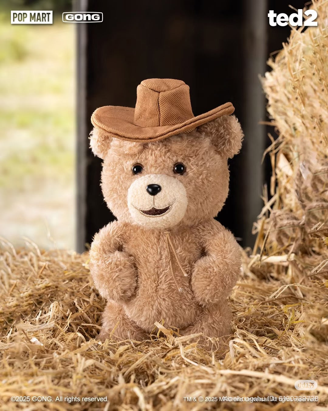 Ted2 Teddy Bear Action Plush Pendant - POPMART