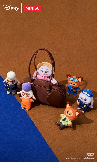 MINISO Disney Zootopia 2 Plush Keychain Blind Box – Animal Collectible & Mystery Toy for Gift