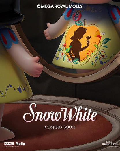 👑 Mega Royal Molly 400% “Snow White” – Limited Edition Collectible