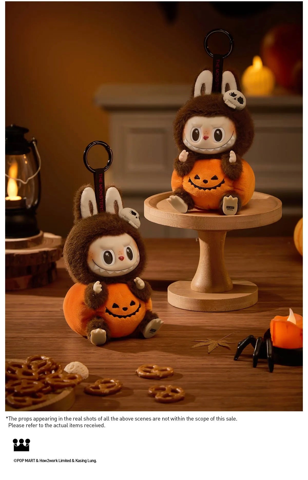 Pop Mart Labubu Pumpkin – Happy Halloween Party Series | Limited Vinyl Plush Pendant