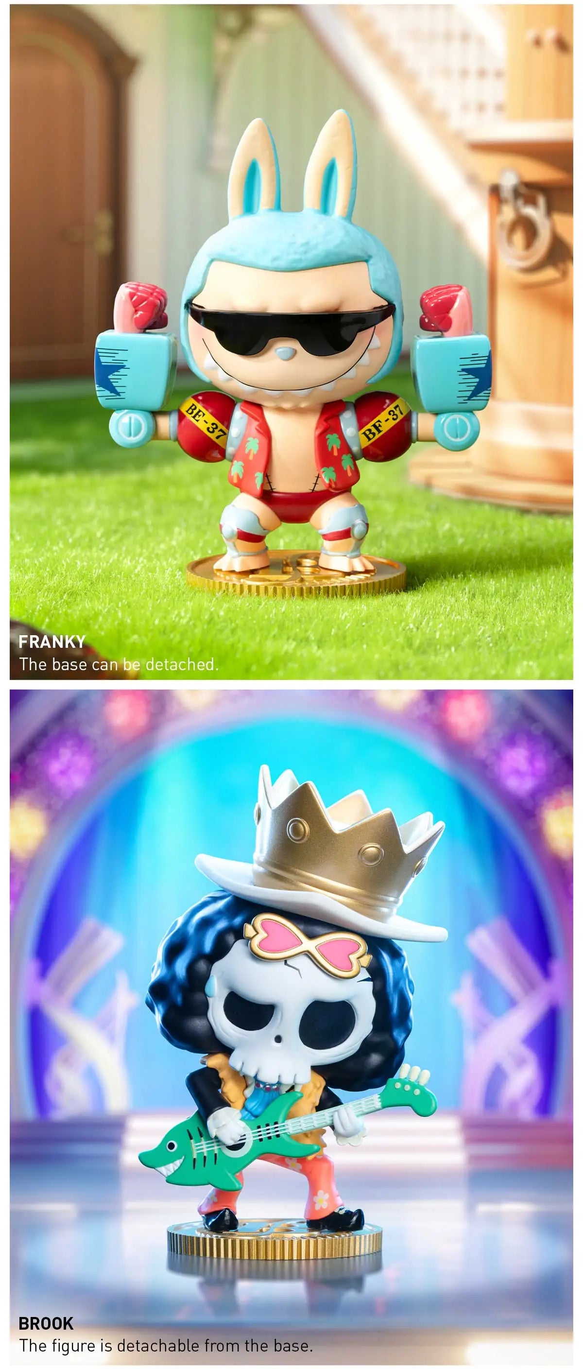 The Monster Labubu x One Piece Figures Series