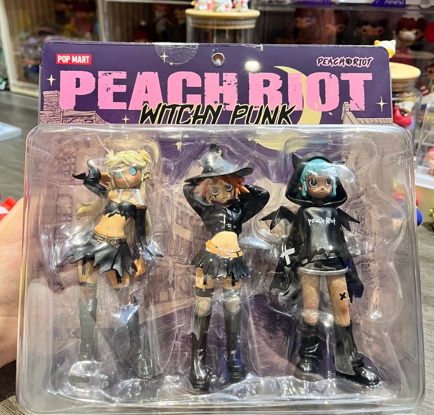 Peach Riot Witchy Punk Figures – Limited 499 Sets – Gigi, Poppy & Frankie