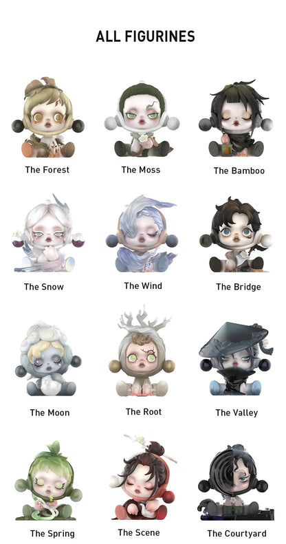 POP MART SKULLPAND The Ink Plum Blossom Series Figures