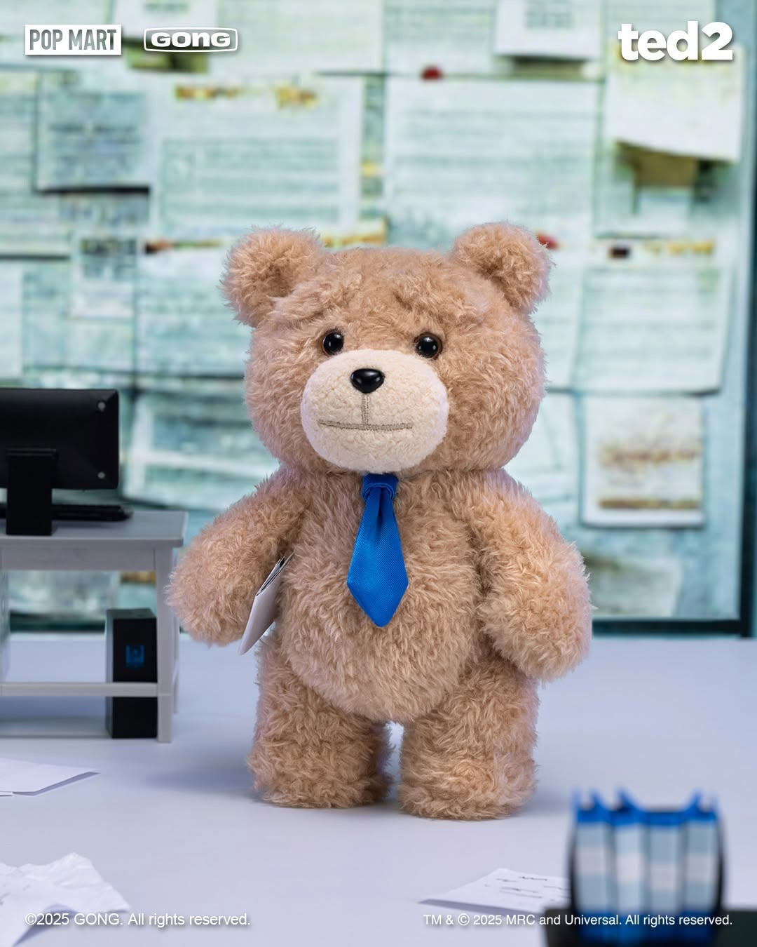 Ted2 Teddy Bear Action Plush Pendant - POPMART