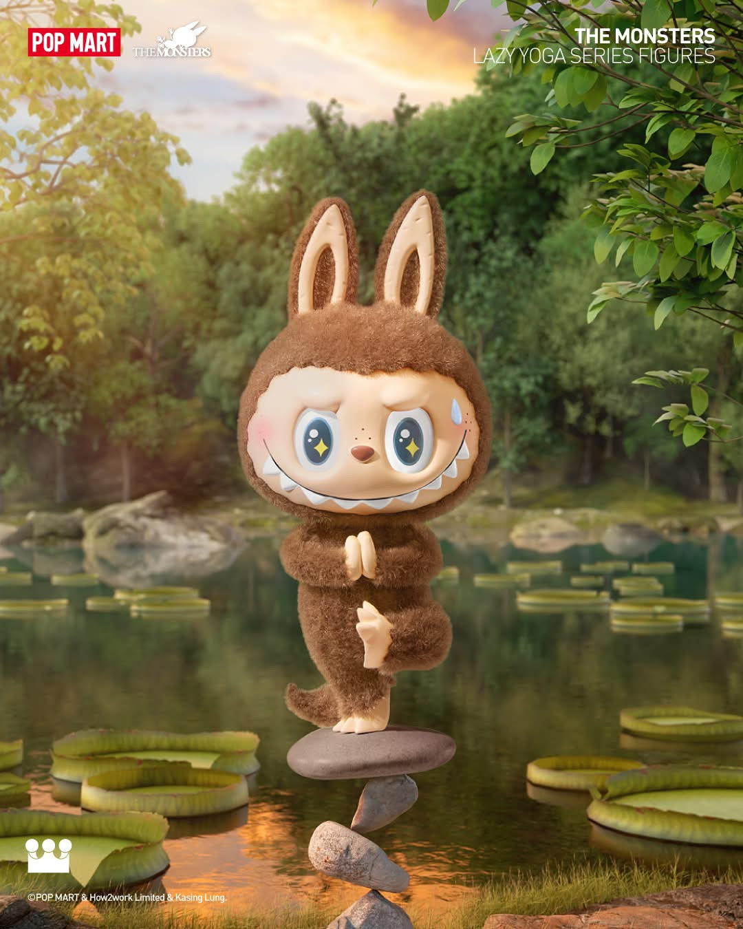 LABUBU The Monsters - Lazy Yoga Series by POPMART