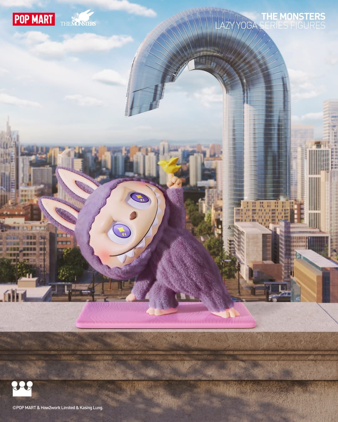 LABUBU The Monsters - Lazy Yoga Series by POPMART