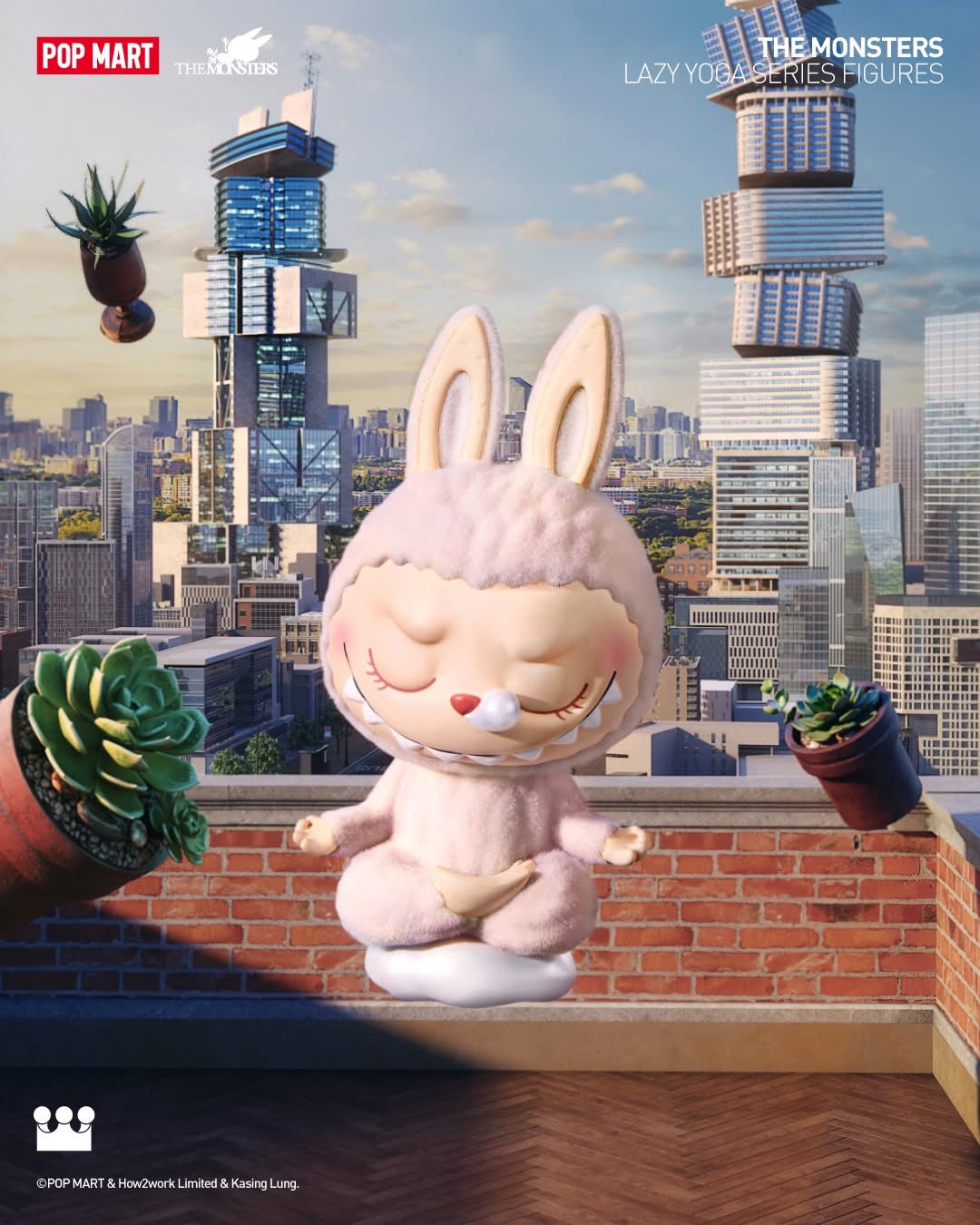 LABUBU The Monsters - Lazy Yoga Series by POPMART