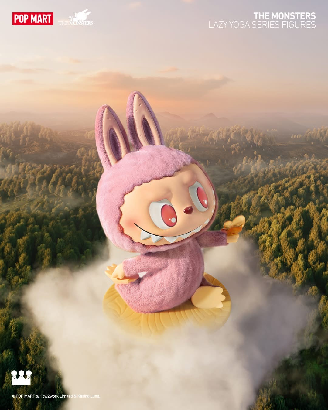 LABUBU The Monsters - Lazy Yoga Series by POPMART