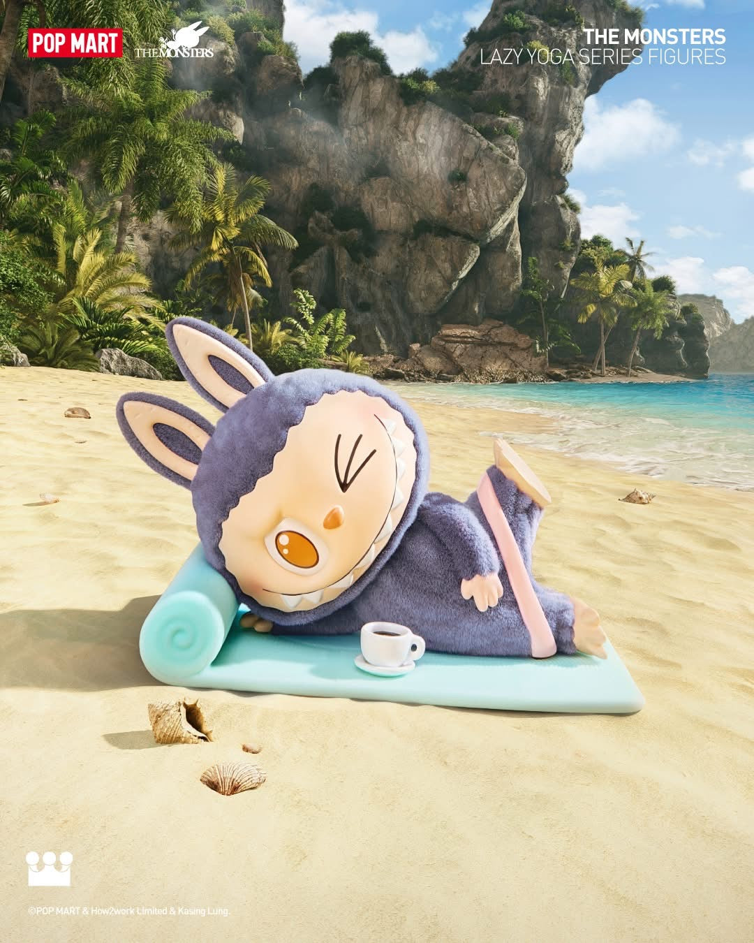 LABUBU The Monsters - Lazy Yoga Series by POPMART