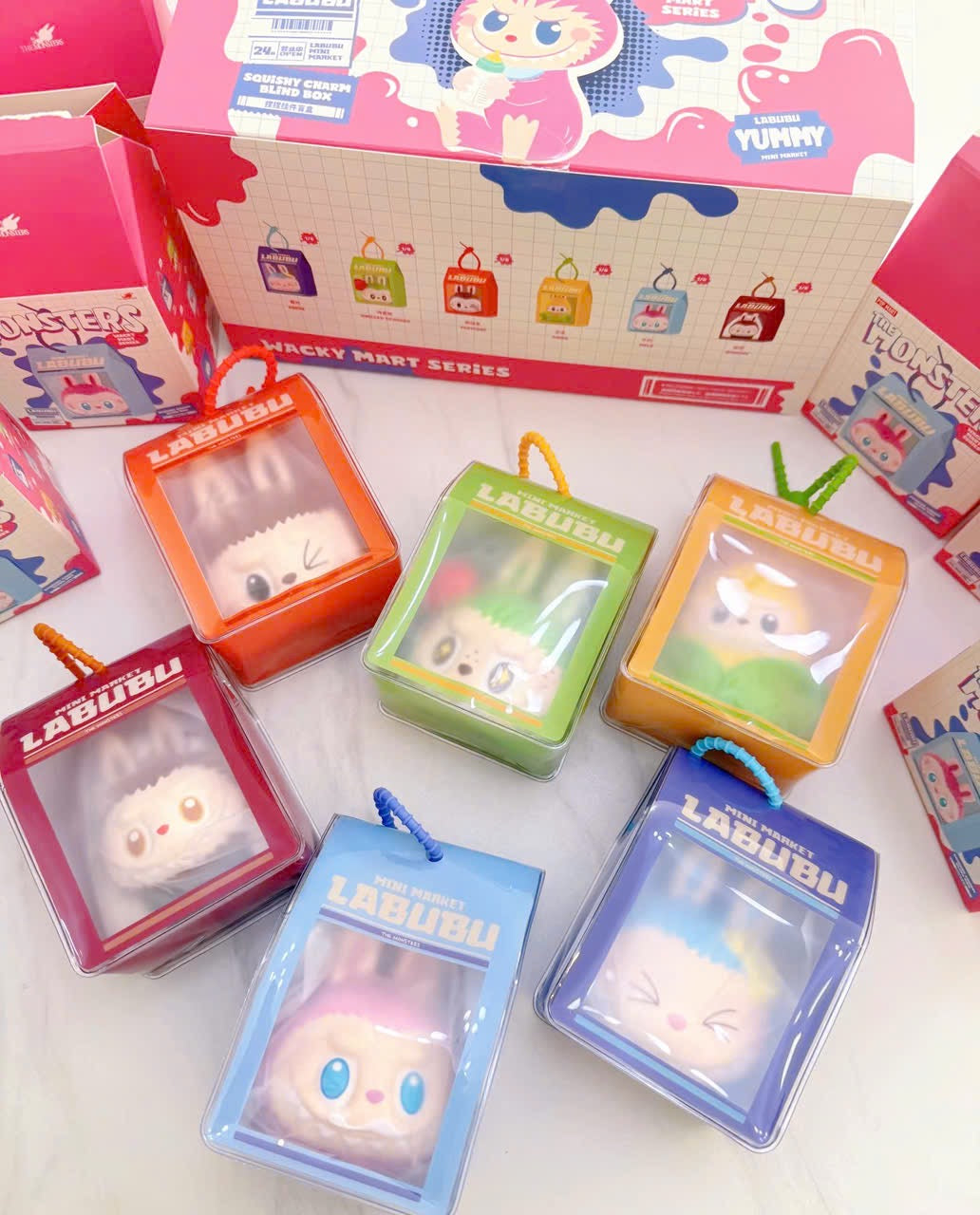 LABUBU The Monsters - Wacky Mart Series Squishy Charm- POPMART