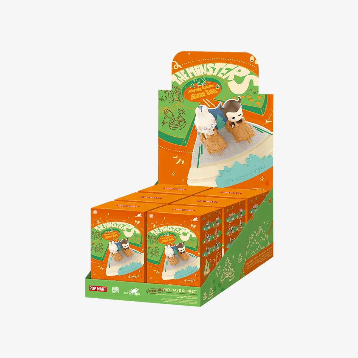 THE MONSTERS PLAYING GAMES SERIES SCENE SETS - POP MART