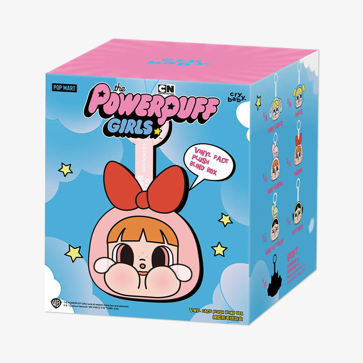 CRYBABY x POWERPUFF GIRLS SERIES - Vinyl Face Plush Blind Box - POPMART