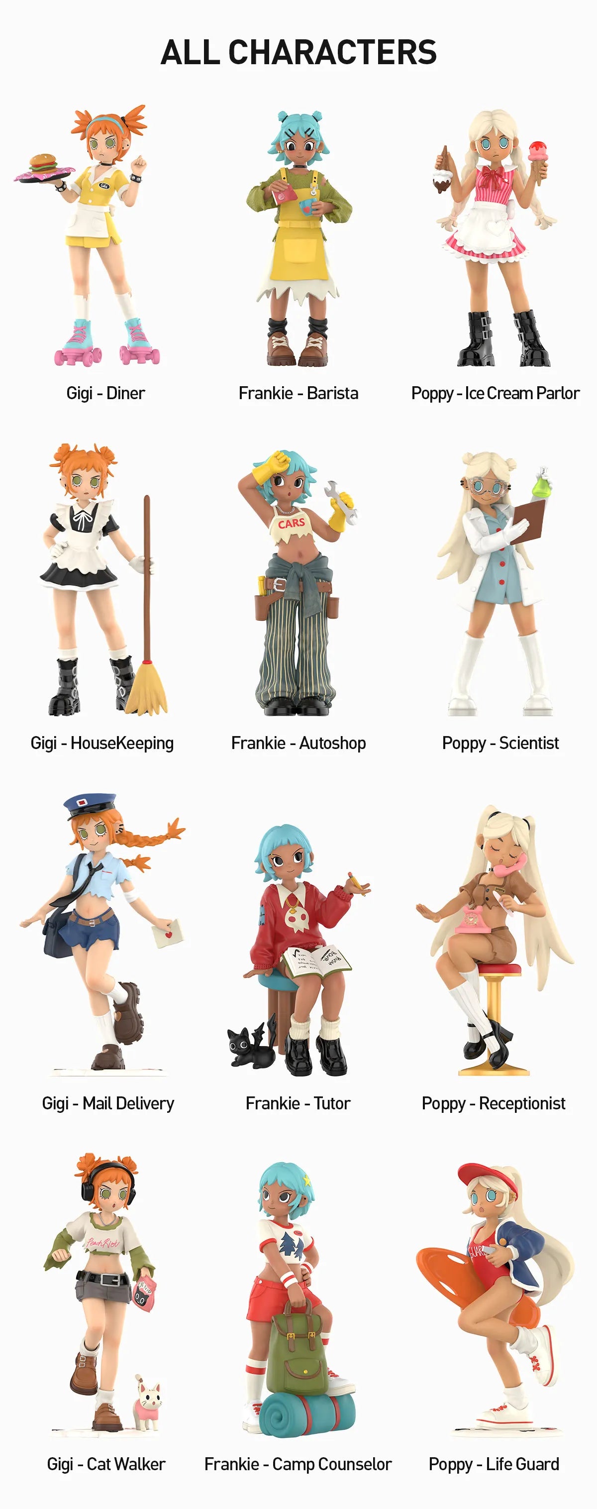 PEACH RIOT - Rush Hour Series Figures by POP MART