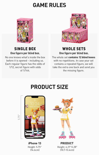 PEACH RIOT - Rush Hour Series Figures by POP MART