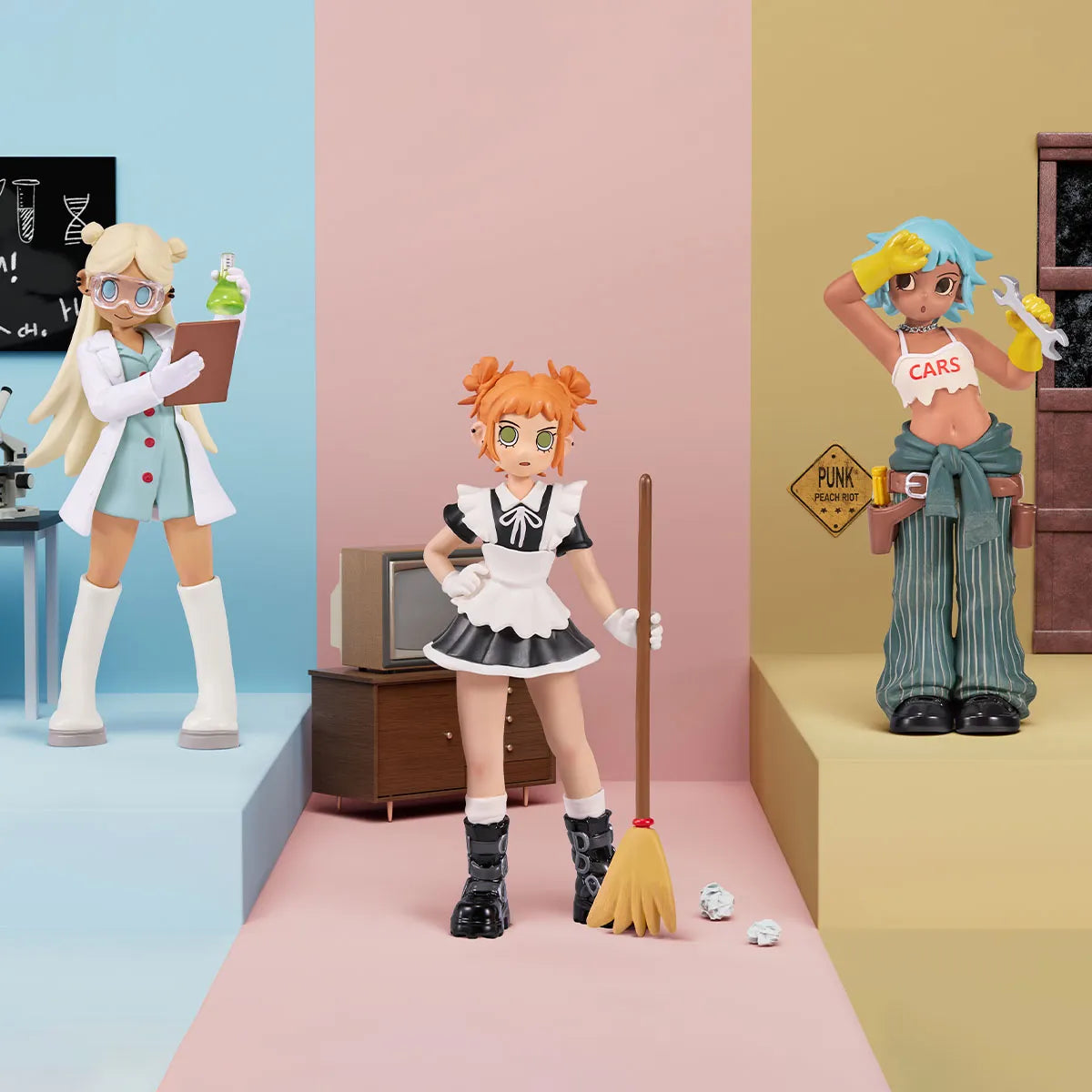 PEACH RIOT - Rush Hour Series Figures by POP MART