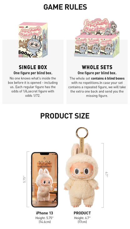 THE MONSTERS - Exciting Macaroon Vinyl Face Blind Box - POP MART