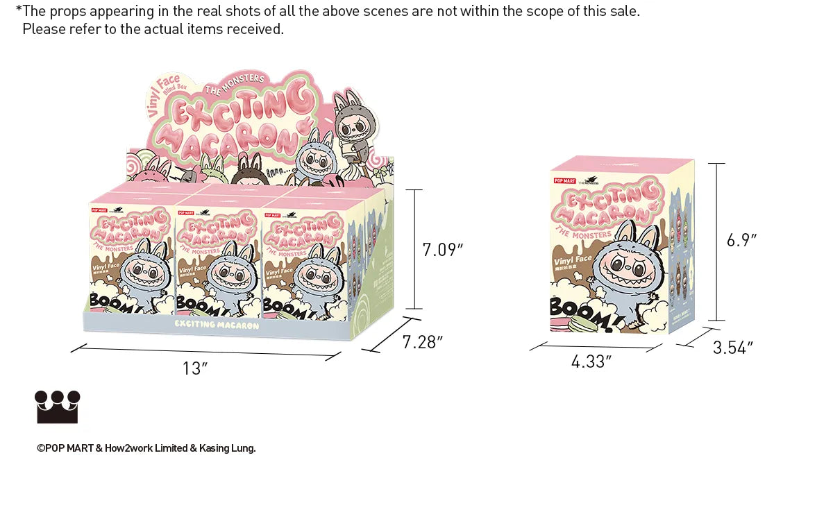 THE MONSTERS - Exciting Macaroon Vinyl Face Blind Box - POP MART