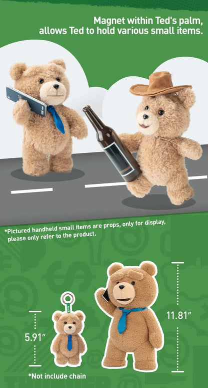 Ted2 Teddy Bear Action Plush Pendant - POPMART