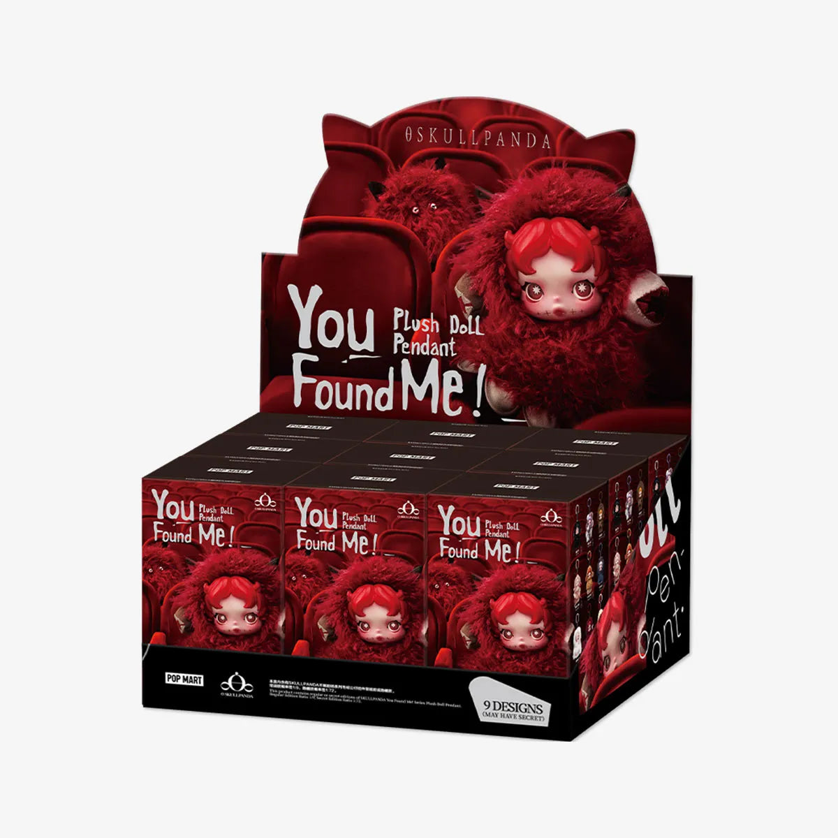 POP MART - SKULLPANDA You Found Me! Series Plush Doll Pedant