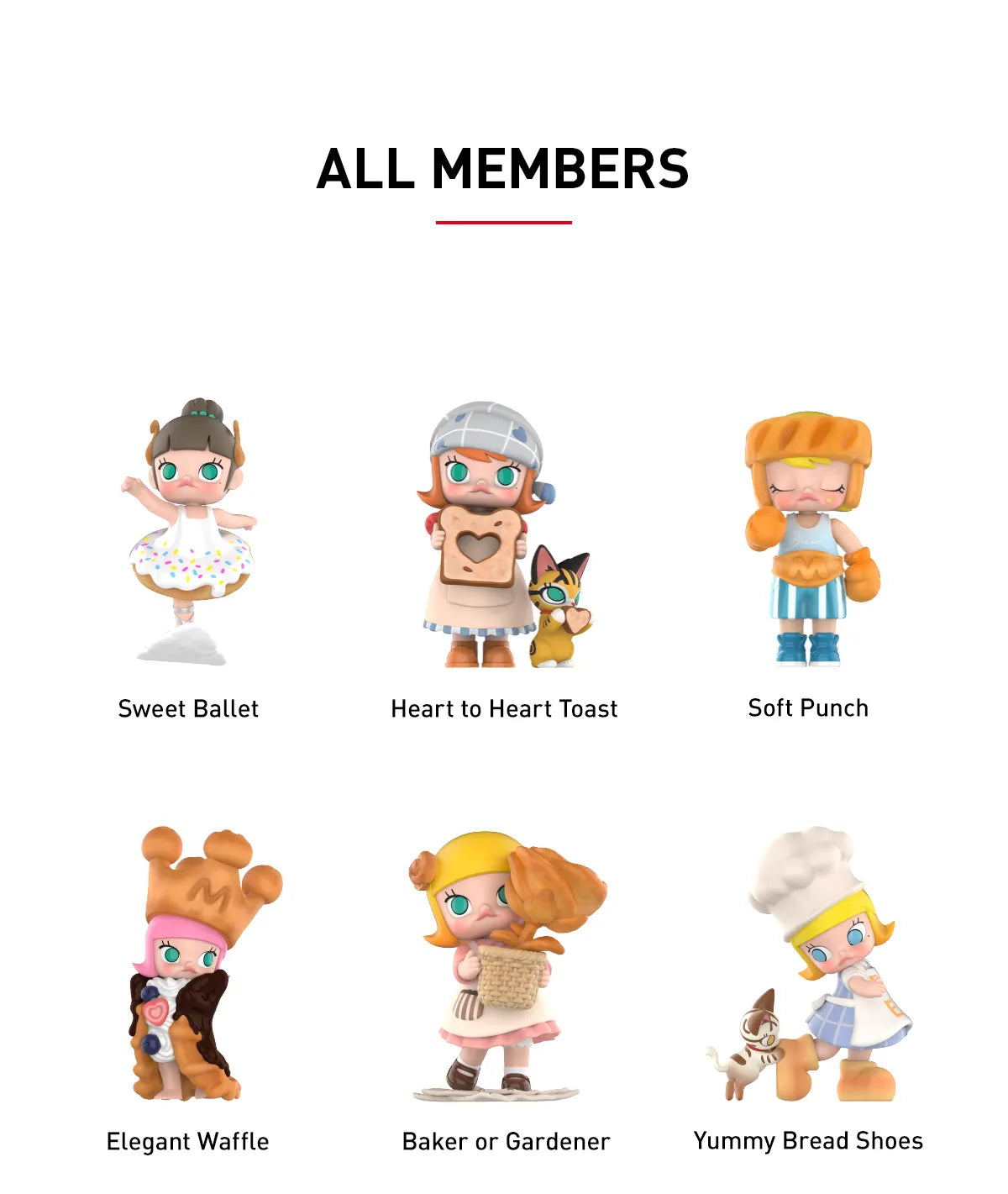 POP MART MOLLY Carb-Lover Series Figures Blind Box