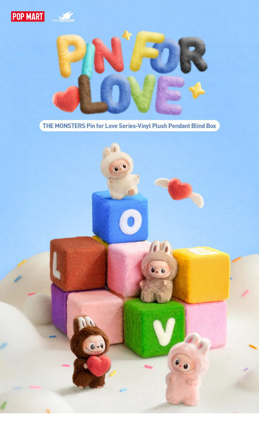 💖 THE MONSTERS Labubu – Pin For Love Series (A–M / N–Z)